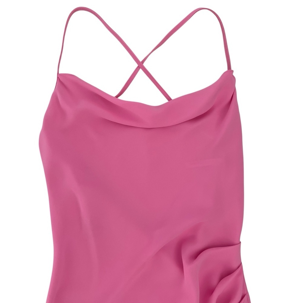 Amanda Uprichard x Revolve Violeta Bubble Gum Pink Dress SZ S Party Hoco Club - Picture 5 of 14